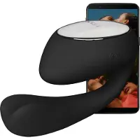 LELO Ida Wave - App-gesteuerter vibrierender-rotierender Vibrator (schwarz)