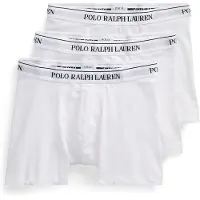 Ralph Lauren für Herren. 714835887003 3er-Set Boxershorts aus weißer Baumwolle (L), Heimtextilien