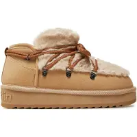 D.Franklin Schneeschuhe Nordic TRK Fur Low Bomb DFSH370011 Beige 40