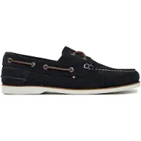Tommy Hilfiger Bootsschuh "TH BOAT SHOE CORE SUEDE", Casualschuh, Freizeitschuh, Schnürer mit Bänder-Durchzügen
