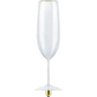 Segula Lichtquelle aus Champagnerglas Floating klar - 4W - E27 - 400lm - 2200K - Ø 8cm