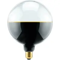 Segula Lichtquelle schwarz und klar Illusion 6W - E27 - 260lm - 1900K - Ø 14,5 cm