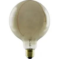 Segula LED Illusion Globe 125 Crescent slanting, LED-Leuchtmittel, smokey, E27, PHASE, 6W, 1900K 1008161