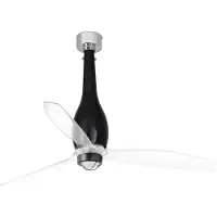 Faro barcelona ETERFAN M LED Heller schwarz/transparenter DC-Lüfter