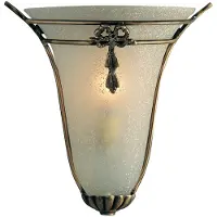 Searchlight Jugendstil Wandleuchte Wandlampe Bronze