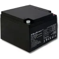 Qoltec AGM Batterie | 12V | 24Ah | Wartungsfrei | Effizient | LongLife | für USV, Roller