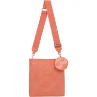 Fritzi aus Preußen Umhängetasche Schultertasche Brigitte X Fritzi Ronja Cross Body Bag Warm Mandarin koralle