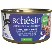 Schesir Thunfisch mit Rind (Gelee) Nassfutter Katze (Dose)