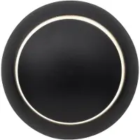 Nova Luce ODIN LED Wandleuchte Schwarz 5W Warmweiss 14x7x14cm 910162