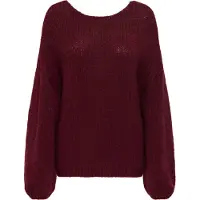 JDY Pullover "Dydinea" in Bordeaux - XL