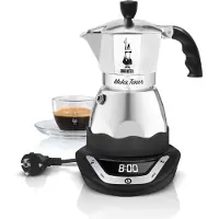 Bialetti Elektrische Moka 6 Tassen mit Timer + kabel