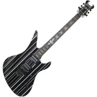 Schecter Synyster Gates Standard Black w/Silver Pinstripes 