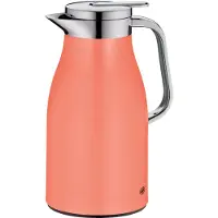 Alfi Isolierkanne "SKYLINE, mit Hartglaseinsatz und ergonomischem Griff", 1 l, (1 St.), 12h heiß & 24h kalt, Drehverschluss mit bequemem Druckknopf