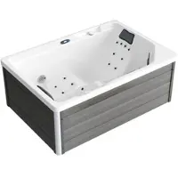 TroniTechnik GALERA, 190x130 cm Whirlpool für draußen, Farblichtsystem, Heizfunktion, Sanitäracryl und Hydromassage