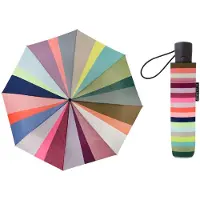 REMEMBER Taschen - Regenschirm "Stella" - geöffnet L 58cm, Ø 100 cm - Bunter Regenschirm