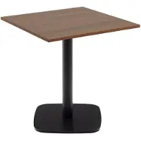 Natur24 Outdoor- Tisch Dina 69,5 x 74 x 69,5 cm Melamin, Metallbein Outdoor Möbelstück