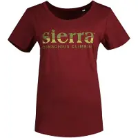 Sierra Climbing Burgundy Kurzarm-t-shirt