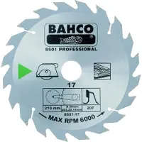 Bahco Kreissägeblatt Mit 30 Zähnen Für Drahtsägen In Holz 315 Mm