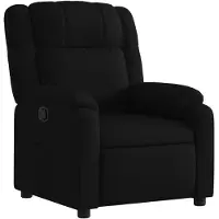 vidaXL Relaxsessel Schwarz Stoff