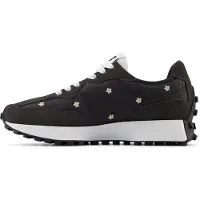 New Balance 327 Black Cement Floral Embroidery (Women's) - EU 36