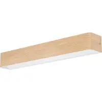 Eglo Wandlampe mit Holzoptik Sania 6 62 cm – LED