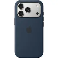 Apple Original iPhone 17 Pro Hülle - Silikon - Backcover/Soft Case - Dunkelblau