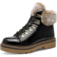 Tamaris Schnürstiefel Schwarz in Gr. 41