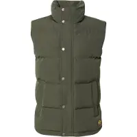 Superdry für Herren. M5012151A Weste ohne Kapuze Everest grün (XL), Lässig, Nachhaltig, Recyceltes Nylon