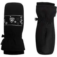 Rossignol Jr Jane Impr Kinder-Skihandschuhe, Grösse M, Schwarz