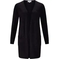 CASH-MERE.CH Cardigan Long in Dunkel Anthrazit | Gr.: S