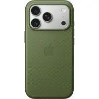 Apple Original iPhone 17 Pro Max Hülle - Gewebtes recyceltes Kunststoff - Backcover/Hard Case - Grün