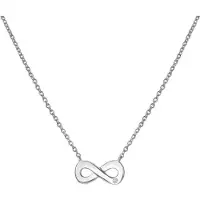 Hot Diamonds Silver Necklace with Diamond Infinity Diamond Amulets DP893