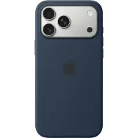 Apple Original iPhone 17 Pro Max Hülle - Silikon - Backcover/Soft Case - Dunkelblau