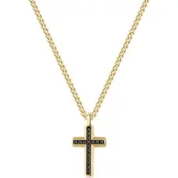 Brosway Backliner BBC02 Gold Plated Cross Necklace