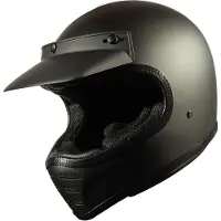 Peroz Gyamo Matt Schwarz Integralhelm Größe M