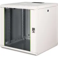 Digitus Wandgehäuse Unique Serie - 600x600 mm (BxT), Wandmontiertes Regal, 12U, 100 kg, Grau