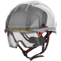 Jsp Kulta Industriekletterhelm EVO VISTAlens Dualswitch weiß/rauch ABS