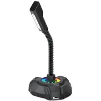 HP Computer- Mikrofon, DHP-1100C, schwarz, LED Licht USB Hub