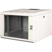 Digitus Wandgehäuse Unique Serie - 600x600 mm (BxT), Wandmontiertes Regal, 7U, 100 kg, Grau