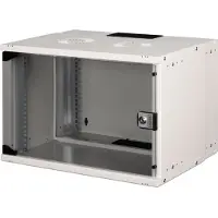 Digitus Wandgehäuse SOHO Pro - 483 mm (19") - 540x400 mm (BxT), Wandmontiertes Regal, 7U, 60 kg, Sperrschloss, Ablageschienen, Verbessertes Kabelmanagement