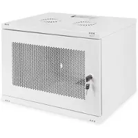 Digitus Wandgehäuse, SOHO, unmontiert - 540x400 mm (BxT), Wandmontiertes Regal, 7U, 60 kg, Ablageschienen, Grau