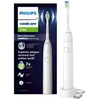 Philips Elektrische Zahnbürste "Series 5300 HX7108/01" 1 Stk. Aufsteckbürsten mit Andruckkontrolle, 2 Intensitätsstufen, inkl. Ladegerät