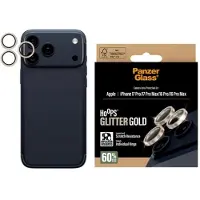 Apple Hoops Optic Rings Kameraschutz für das Apple iPhone 17 Pro / 17 Pro Max - Glitter Gold