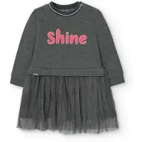 Boboli Fleece Combined Langarmkleid