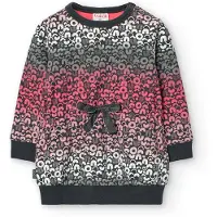 Boboli Fleece Printed Langarmkleid