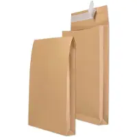 Mailmedia Faltenversandtasche B4, ohne Fenster, braun