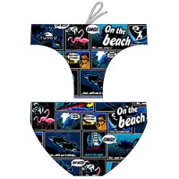 Turbo New Comic Waterpolo Badeslip