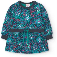 Boboli Fleece Printed Langarmkleid