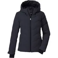 Killtec Skijacke "KSW 31 WMN SKI QLTD JCKT" Winddichte, wasserabweisende Skijacke mit Daunenoptik und Schneefang