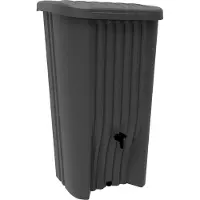Eda Plastiques EDA Regentonne RECUP DECO 150 Liter anthrazit
